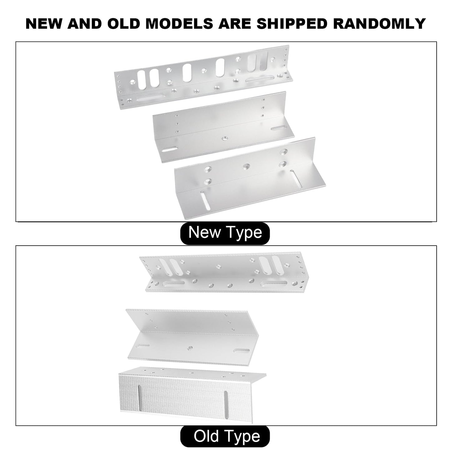Magnetic Lock Bracket, L&Z Mounting Bracket for Electric Magnetic Lock, Door Lock Support for Wooden Doors Metal Doors Security Doors 280kg/617.3lb