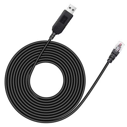 Hodeoo USB to RJ11 Radar Detector Power Cable,DC5V-12V Power Cable Replacement for Escort, Uniden, Radenso XP, Beltronics & Whistler Radar Detectors (13FT Length)