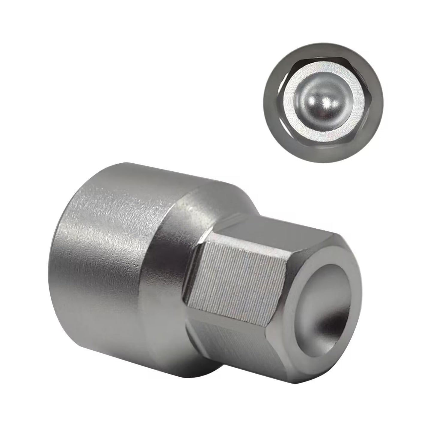 JEUCLEL ABC-67 21Pt Outer Ring 2mm Wheel Locking Nut Key for Porsche VW Toureg Panamera/Cayenne/Macan/Cayman/SUV, Wheel Lock Nut Socket Adapter, Anti-Theft Lug Nut Removal Tool, Screw Remover
