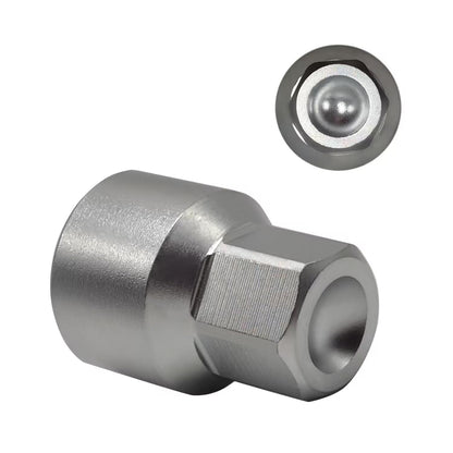 JEUCLEL ABC-67 21Pt Outer Ring 2mm Wheel Locking Nut Key for Porsche VW Toureg Panamera/Cayenne/Macan/Cayman/SUV, Wheel Lock Nut Socket Adapter, Anti-Theft Lug Nut Removal Tool, Screw Remover