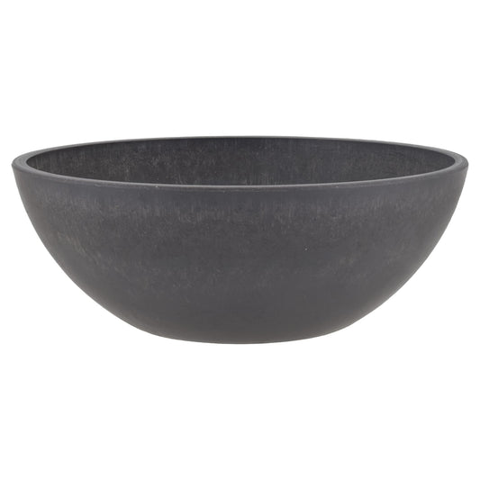 Arcadia PSW M30DC Garden Bowl, 12 by 4.5-Inch, Dark Charcoal