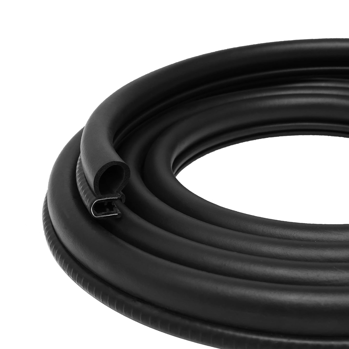 Storystore Automotive Door Weather Stripping 20FT Car Door Rubber Seal Strip with Side Bulb for Cars, Boats, RVs, Trucks, and Home Applications, Car Rubber Edge Trim (6m)
