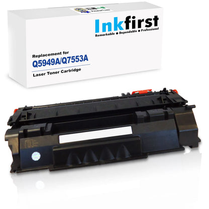 Inkfirst Compatible Toner Cartridge Replacement for HP Q5949A Q7553A 49A 53A LaserJet P2015 P2015d P2015dn P3015x 1320 1320n 1320nw 1320t 1320tn 3390 3392 M2727 MFP M2727nf MFP M2727nfs MFP