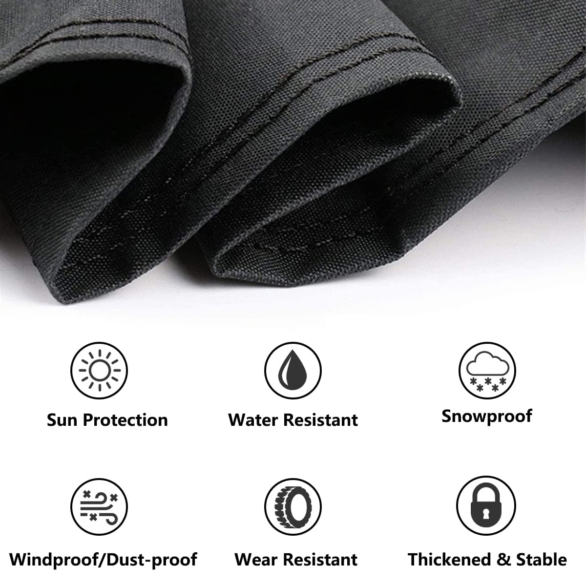 Tire Covers, Tire Storage Bags, Fits Diameter 16'' to 32" Tires, Universal Spare Tire Bags Waterproof Dust Proof, Black