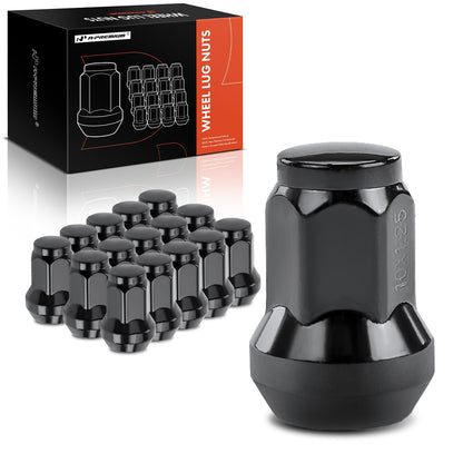 A-Premium 16-PC, Black M10x1.25 Wheel Lug Nut Compatible with Arctic Cat, 2007-2022 Can-Am, 1985-2022 Honda, 1985-2022 Kawasaki, 1991-2022 Suzuki, 2018-2019 Textron Off Road, 1987-2022 Yamaha, Polaris