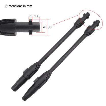 BEAR FORCE High Pressure Water Jet Wand and Rotating Wand, Pressure Washer Replacement Spray Gun Wand Nozzle, Compatible for Karcher K1, K2, K3, K4, K5, K6, K7 Power Washers…（C. Jet Wand & Turbo Wand