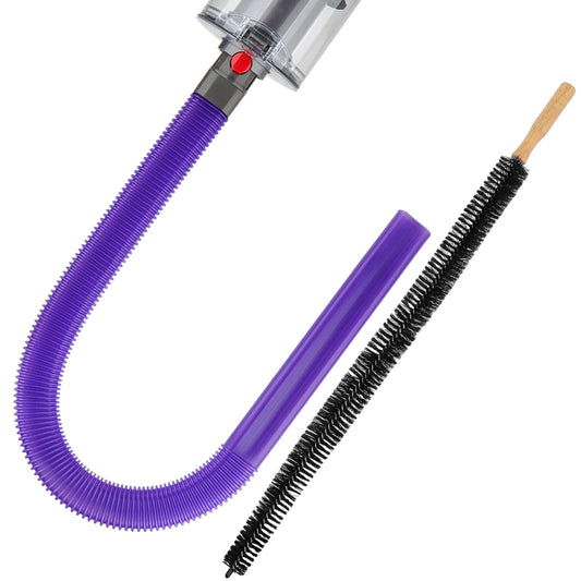 Fullclean Dryer Vent Cleaner Kit for Dyson Gen 5 V15 V12 V11 V10 V8 V7 Detect Absolute Cyclone Outsize Slim Vacuum Cleaner Nozzle Crevice Flexible Dryer Lint Removal Tool Attachments