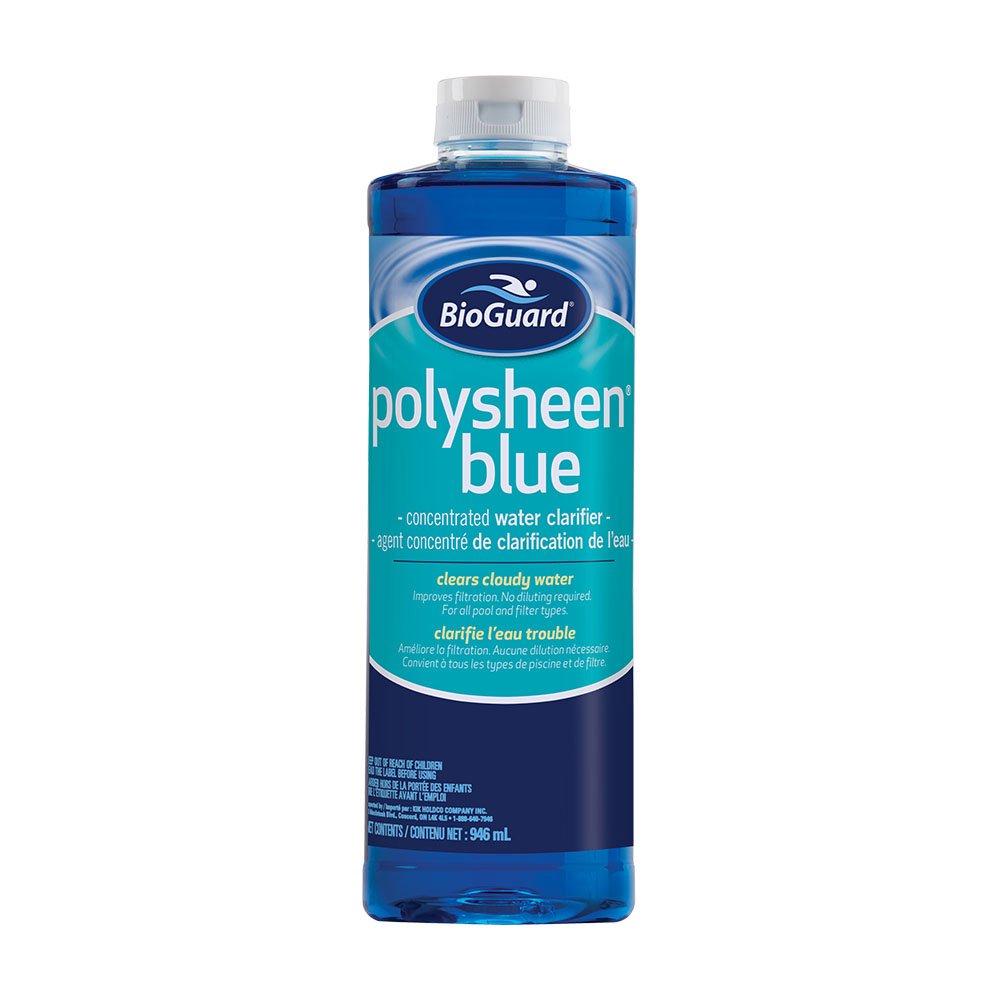 BioGuard Polysheen Blue (946 mL) Highly Concentrated Water Clarifier (SKU 4863)