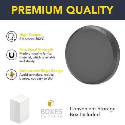 TRYMAG Small Ceramic Magnets for Crafts with Adhesive Backing, 150Pcs Round Disc Magnets Flat Circle Ceramic Magnets, Ferrite Industrial Craft Magnets for Button, Hobbies, School, DIY-0.78"D X 0.19"H