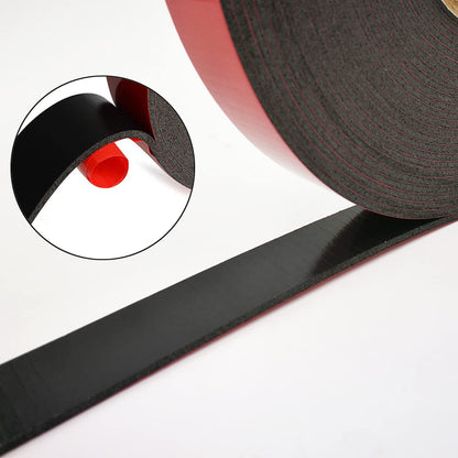 LLPT Double Sided Foam Tape 2 Inches x 50 Ft Durable Adhesive Weatherproof for Fill Gaps Attach Bond and Mount Uneven Or Textured Surfaces (T004B)