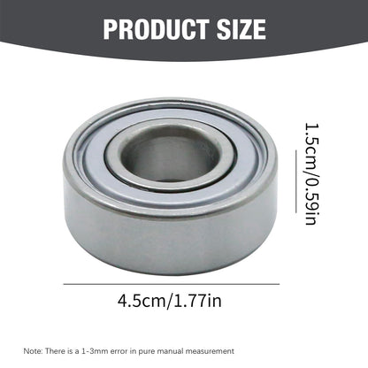 Newnessai 4Pcs Z9504-2RST Spindle Ball Bearing, Replacement for Motorcycles Go-Kart ATVs Snowmobiles Lawn Mowers, Replaces 204BBAR, P204RR6, JD9239