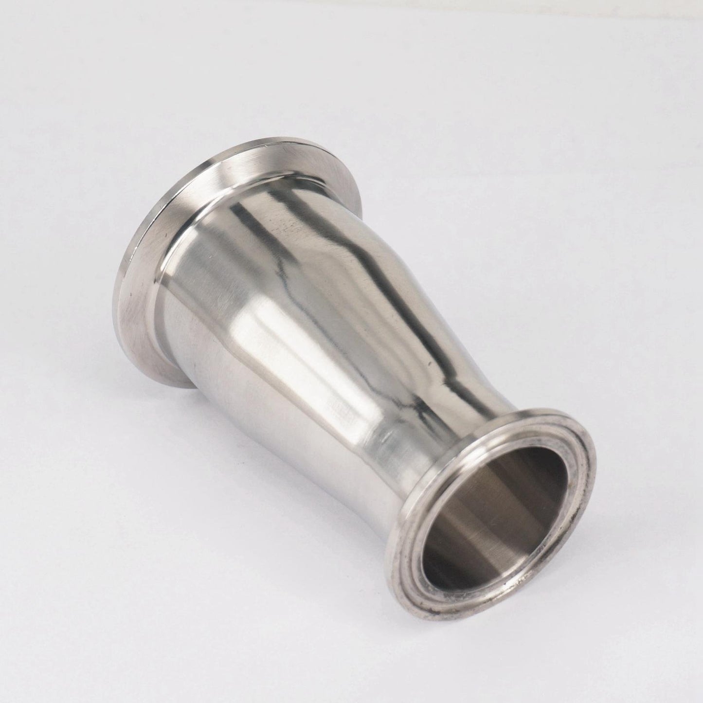 Maslin 2" Tri Clamp Turn to 1.5" Tri Clamp Reducer 304 Stainless Steel Sanitary Pipe Fitting Connector for Homebrew