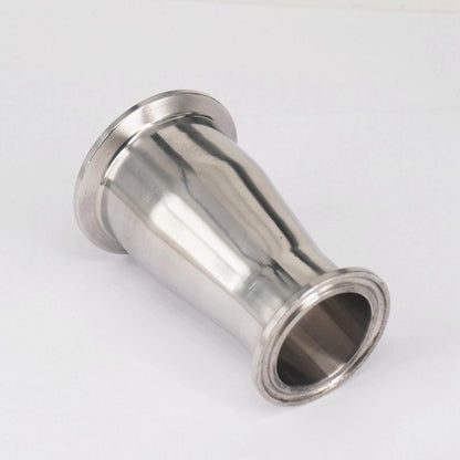Maslin 2" Tri Clamp Turn to 1.5" Tri Clamp Reducer 304 Stainless Steel Sanitary Pipe Fitting Connector for Homebrew