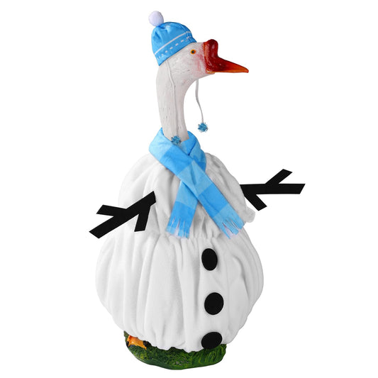 Cute Christmas Goose Costume - Winter Goose Outfit for Outdoor Statue Decoration