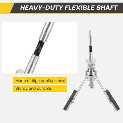 Acymner Engine Cylinder Hone Tool | 5 to 17.7cm Diameter Adjustable Deglazer with Extra 3PCS 3" Long Stones 220 Grit