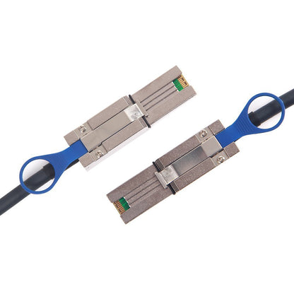 10Gtek 6G External Mini SAS SFF-8088 to SFF-8088 Cable, 100-Ohm, 1-Meter(3.3ft)