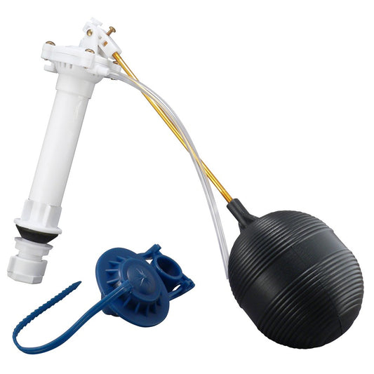 Plumb Pak Complete Toilet Repair Kit Fill Valve, Flapper, Float Replacement for 8.5" Tanks