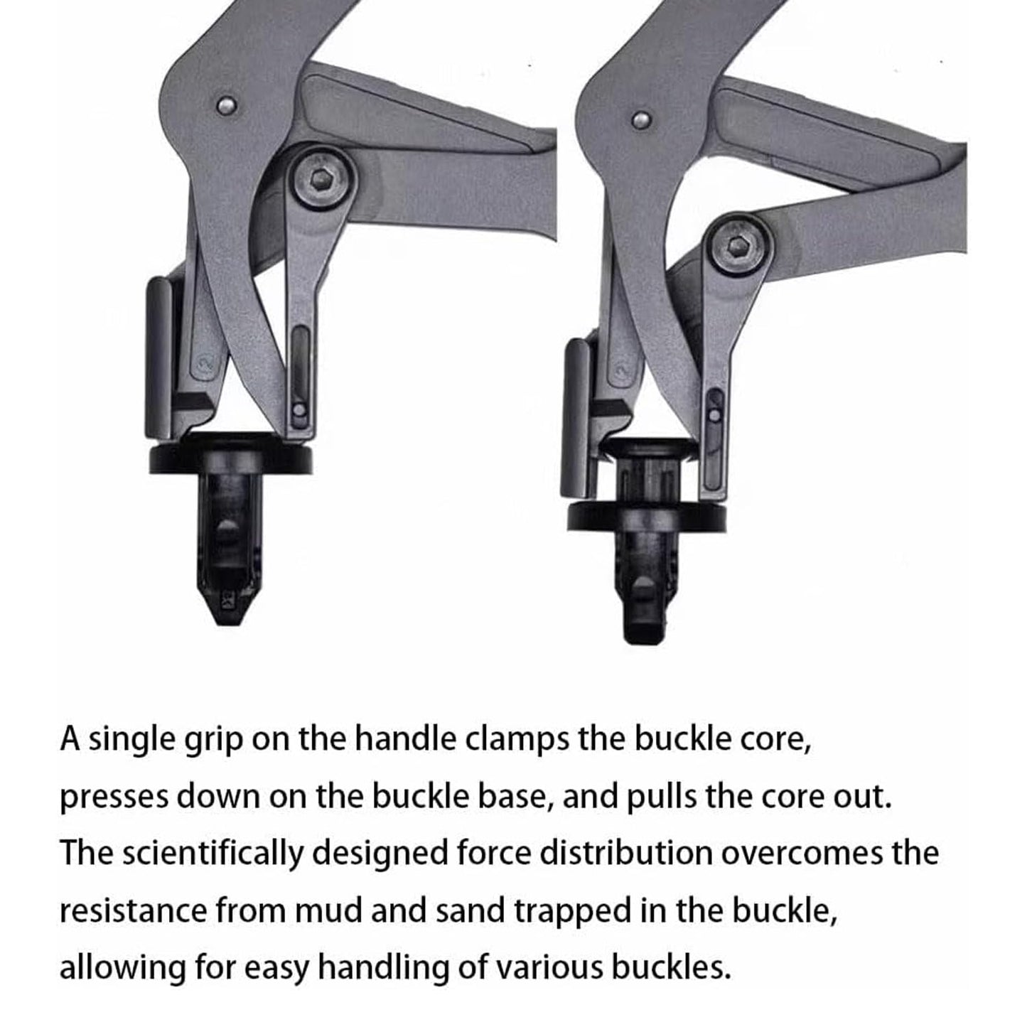 Car Clip Pliers & Trim Removal Tool, Efficient Multi-Functional Auto Snap Pliers, Spring-Loaded Fastener Rivet Remover for Auto Door Panels, Interior & Exterior Trim, Mechanic, Damage-Free Disassembly