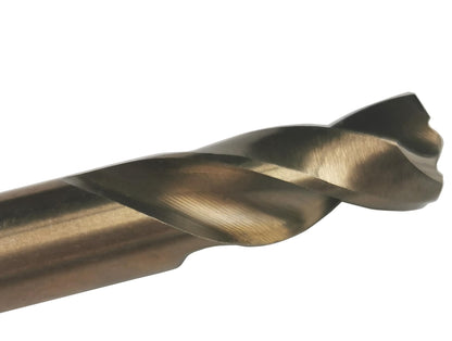 NordWolf 1/2" M35 Cobalt Stubby Drill Bit for Stainless Steel & Hard Metals, with 1/4" Hex Shank for Quick Chucks & Impact Drivers