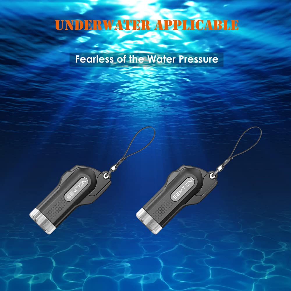 SEMTION Window Glass Breaker Seatbelt Cutter with Keychain 2 in 1 Car Emergency Escape Tool (Upgraded Version) Black-2pcs