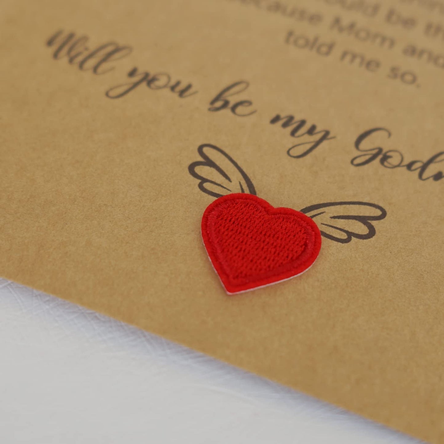 HAMUIERS Will You Be My Godparents Proposal Card, Godparents Proposal Gift, Godparents Gifts from Godchild, Godparents Request Asking Card for Baptism - Godmother and Godfather Set of 2