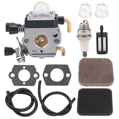 Butom FS85 FS80 Carburetor for Stihl FS75 FS80R FS85 FS85R FS85T FS85RX String Trimmer Weedeater C1Q-S97 Carb w/Fuel Repower Kit