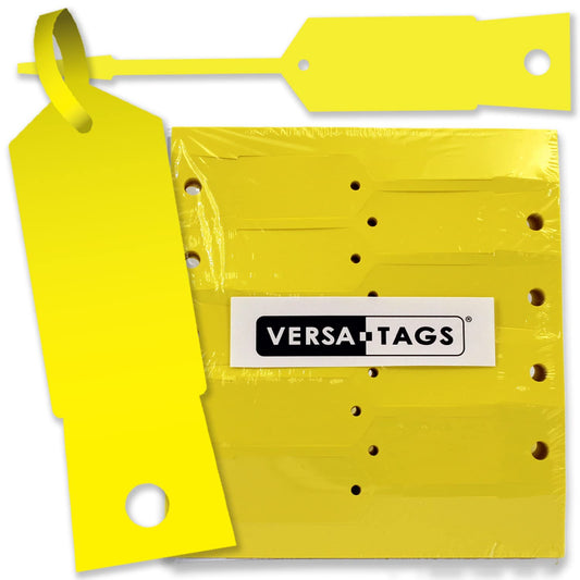 YELLOW Self-Locking Arrow Key Tags (1,000 per pack) Size 4 1/2" X 3/4" (YELLOW)