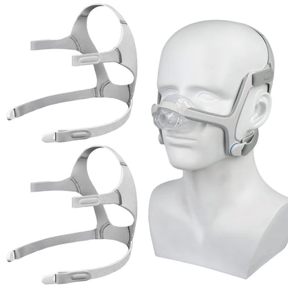 2PCS Headgears Compatible with Resmed Airfit N20, Headgear with Clips for Airfit N20, Including 2PCS Straps and 4PCS Clips,Great Value Supplies by Medihealer