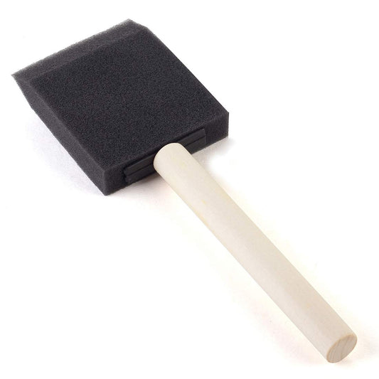 Tosnail 96 Pack 2 Inch Foam Paint Brush with Wooden Handles for Acrylics, Stains, Varnishes, Crafts, Arts