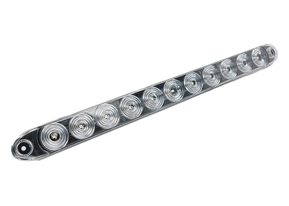 15" Clear Red Multi-function Stop Turn Tail Marker Trailer Light LED Waterproof