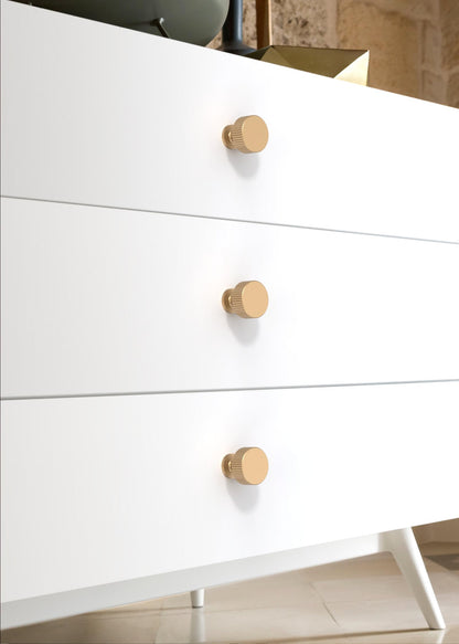 Asimerdeco 10 Pack Champagne Bronze Cabinet Knobs Single Hole Cabinet Pulls Round Kitchen Cabinet Knobs Drawer Knobs Dresser Knobs