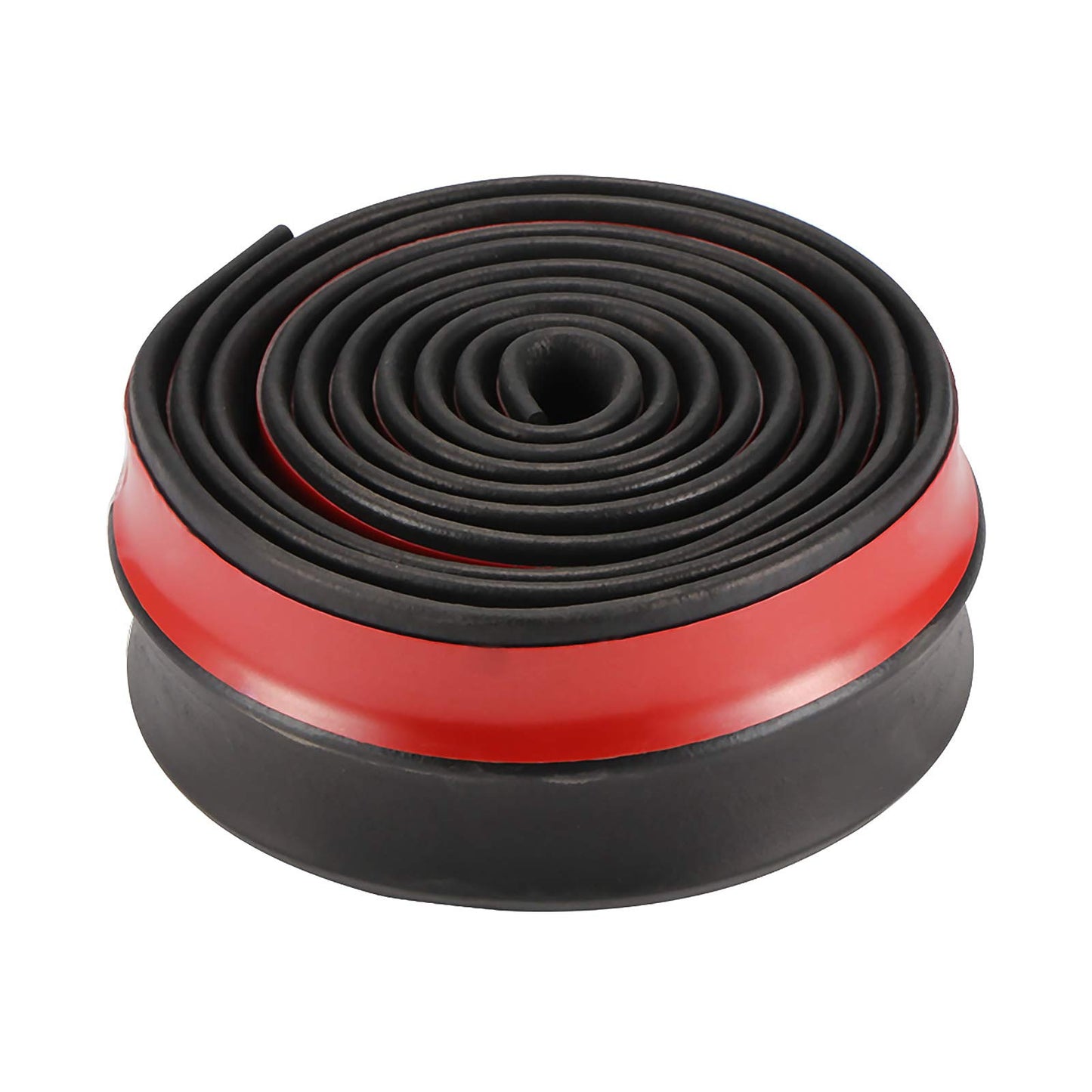 Car Front Rear Bumper Protector, 2.5m/8.2ft Universal Rubber Bumper Lip Splitter Body Skirt Spoiler