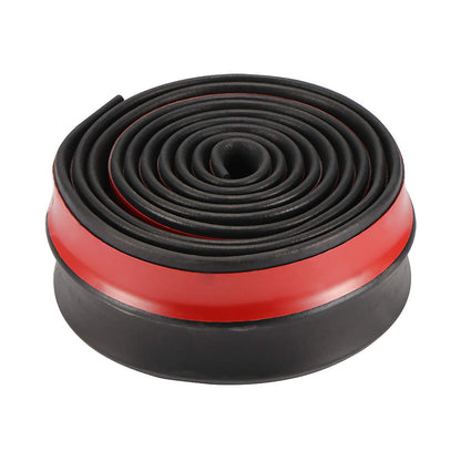 Car Front Rear Bumper Protector, 2.5m/8.2ft Universal Rubber Bumper Lip Splitter Body Skirt Spoiler