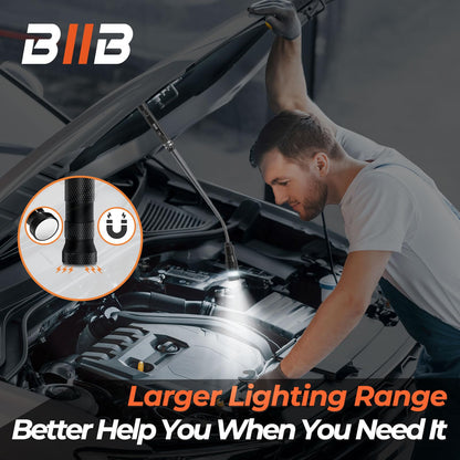 BIIB Gifts for Men, LED Magnetic Pickup Tools Birthday Gifts for Men, Mens Gifts for Him Dad Husband Grandpa, Fathers Day Dad Gift from Daughter, Wife, Cool Gadgets Tools, Fathers Day Gift Ideas