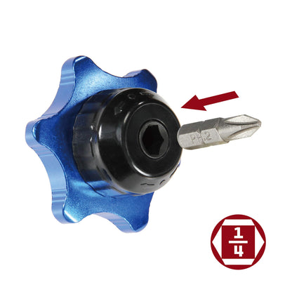 Powerbuilt 3/8 Inch Drive Palm Ratchet Handle, Finger Ratchet, Stubby Thumb Ratchet 2-in-1 for Tight Spaces - 941264