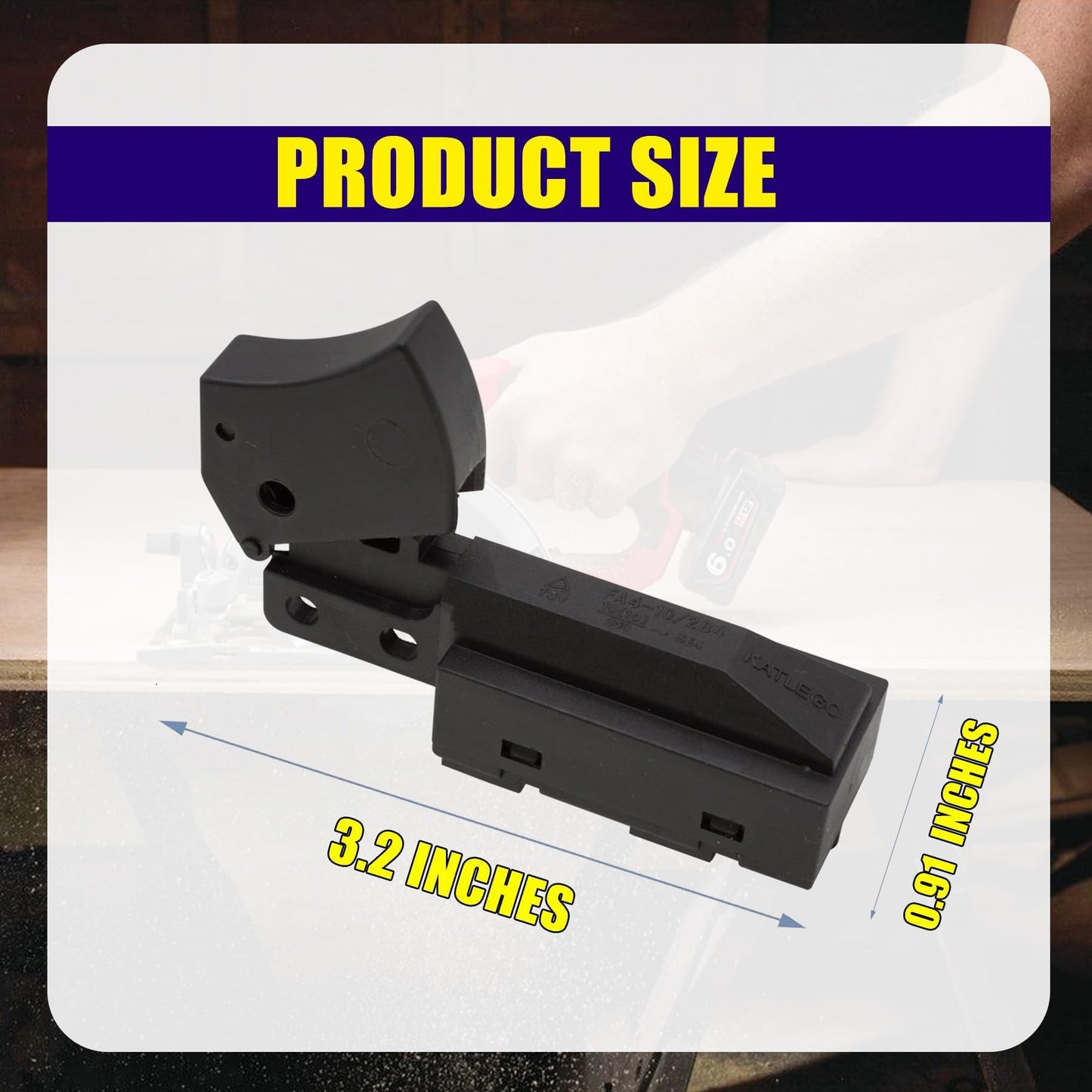 23-66-2635 2730-20 Switch M18 Cordless Saw Switch On-Off Switch 2731-21 23-66-0098 Fit for Milwaukee Cordless M18 Fuel Circular Saw 2731-22
