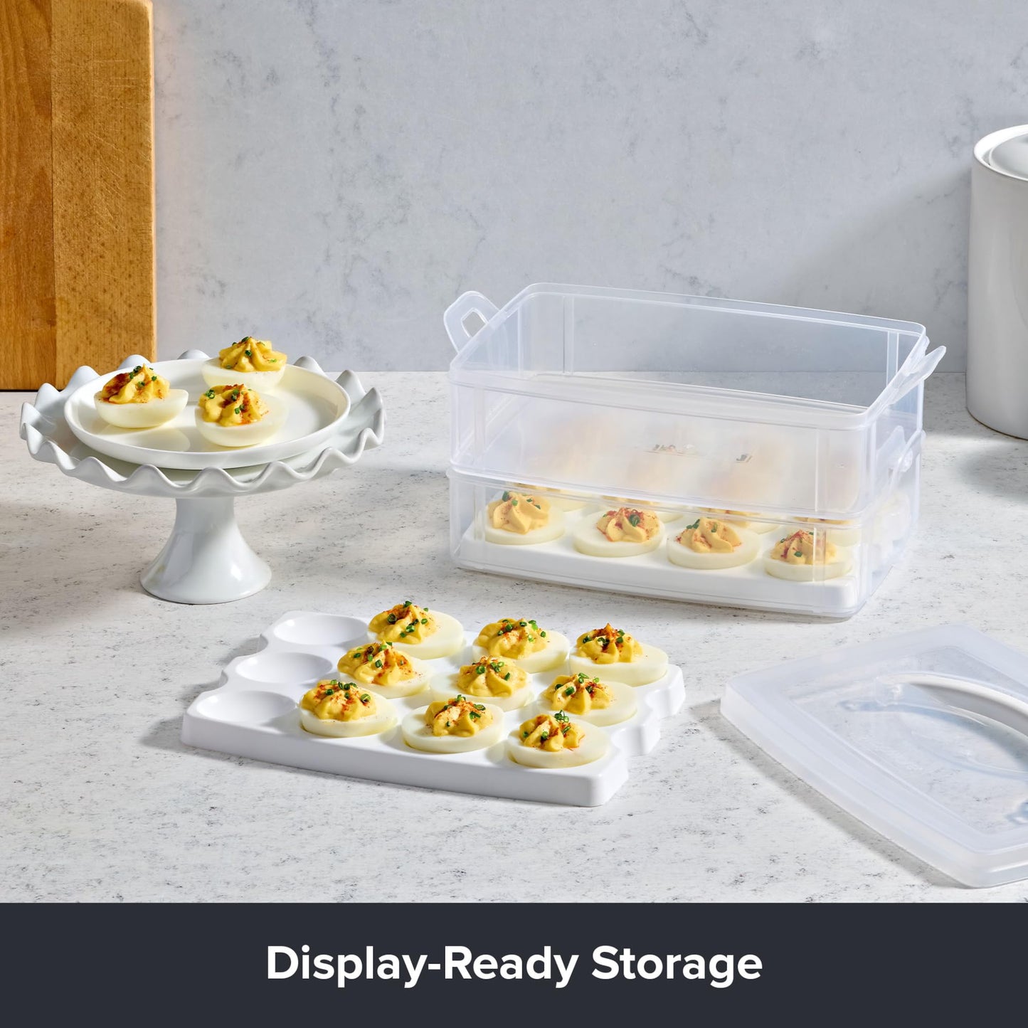 Snapware Snap 'N Stack Food Egg 2 Layer,