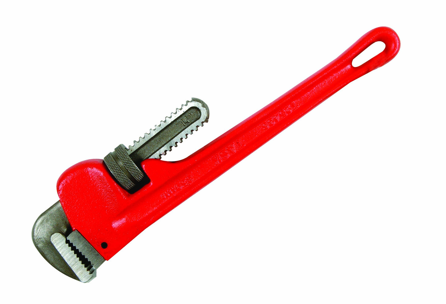 Task Tools 18-Inch Steel Pipe Wrench, T25438, Red