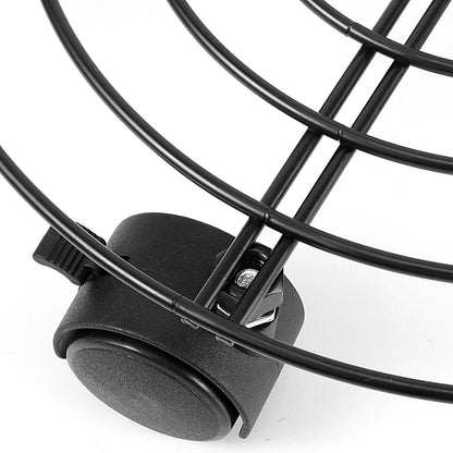 ZOENHOU 3 Pack Plant Caddy with Wheels, 11.8 Inch Round Metal Rolling Plant Stand Indoor Outdoor, Heavy Duty Potted Plant Dolly with Lockable Casters, Black