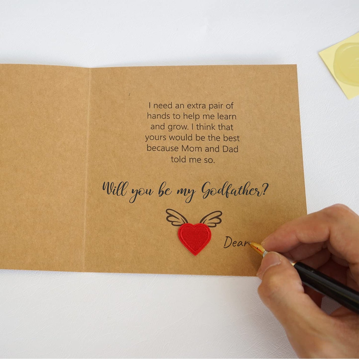 HAMUIERS Will You Be My Godparents Proposal Card, Godparents Proposal Gift, Godparents Gifts from Godchild, Godparents Request Asking Card for Baptism - Godmother and Godfather Set of 2