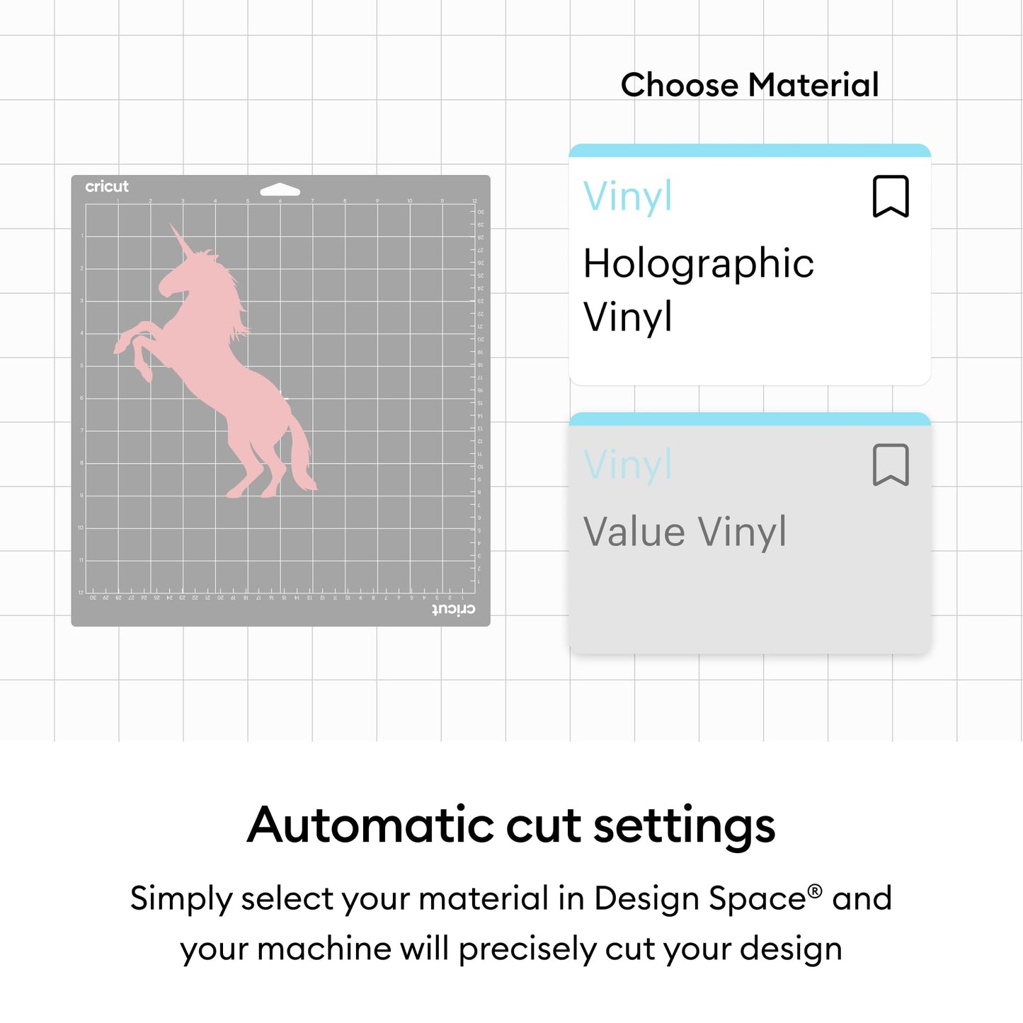 Cricut® Holographic Vinyl – Permanent, Mythical Sampler - 12 in x 12 in (10 ct)