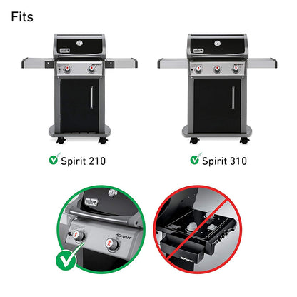 Hisencn 7642 Grill Igniter for Weber Spirit 210 & Spirit 310 Gas Grill Models with Up Front Controls (Model Years 2013 and Newer)
