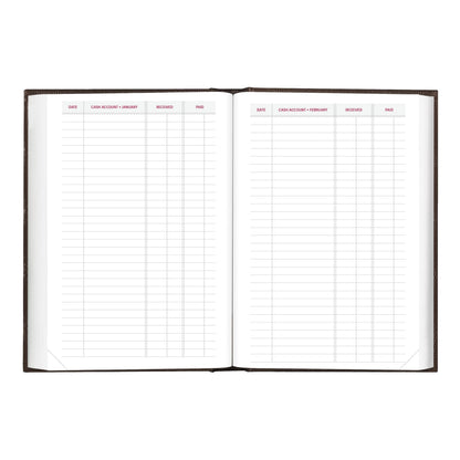 Brownline® 2026 Traditional Daily/Monthly Planner, Untimed Journal, 12 Months, January to December, Perfect Binding, 7.5" x 5", Black (CB387.BLK-26)