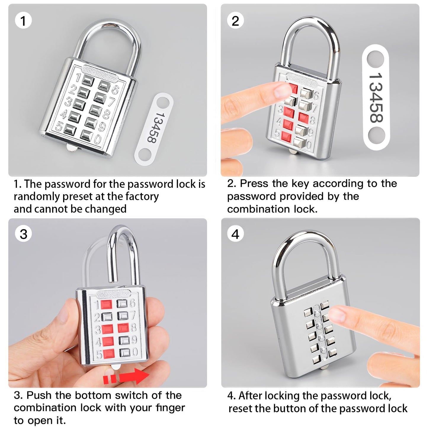 Outdoor Faucet Lock, Stainless Steel Water Spigot Lock, Water Valve Lock, Can be Used as a Circular Door Handle Lock Cover to Prevent Door Handles from Turning and Prevent Water Theft