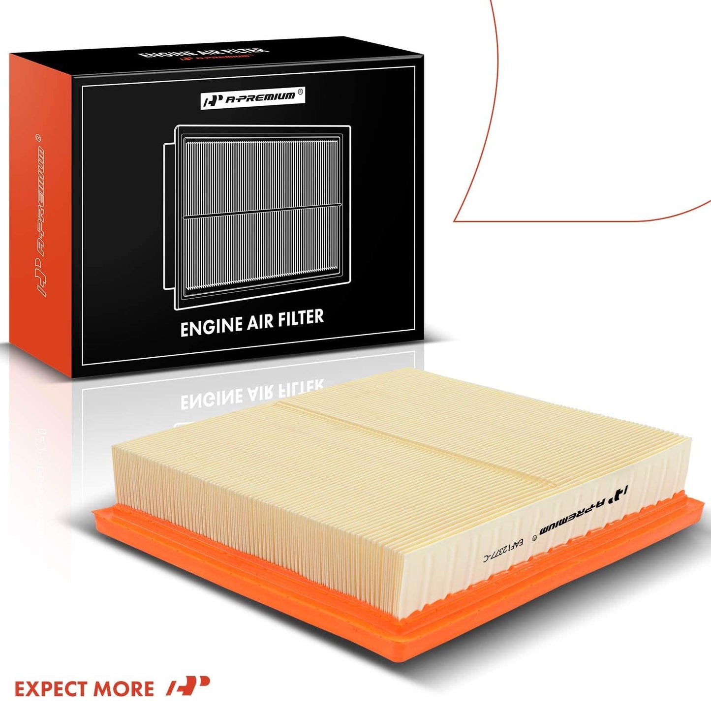 A-Premium Engine Air Filter Compatible with Lexus ES350 & Toyota Avalon, Camry, Highlander, RAV4, 2018-2022, Flexible Panel, Replace# 17801-F0060