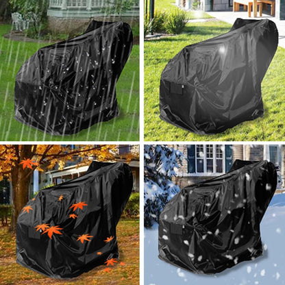 Snow Thrower Cover Waterproof Heavy Duty 420d Oxford With Windproof Buckles And Elastic Cord For Outdoor Electric All Weather Protection Universal