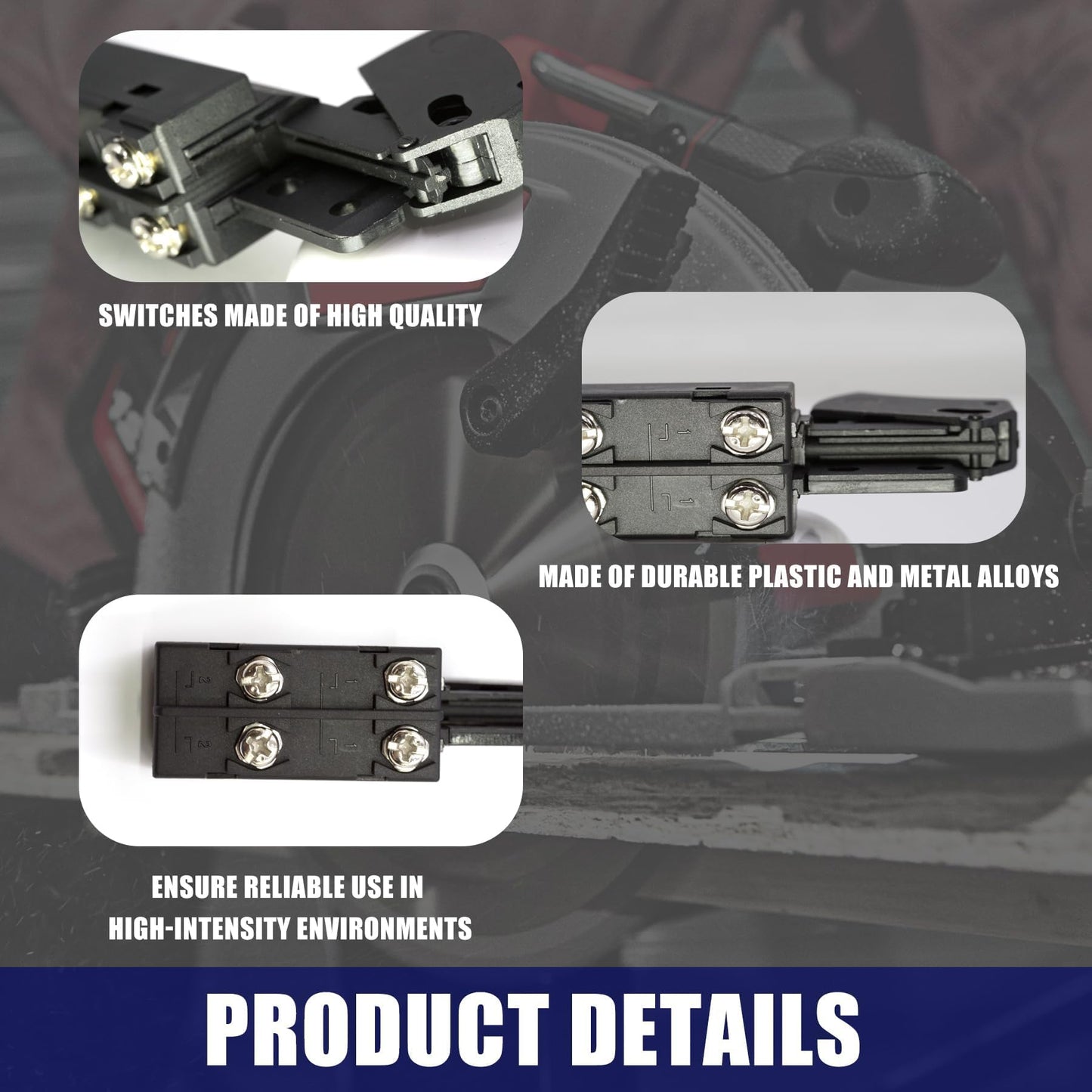 23-66-2635 2730-20 Switch M18 Cordless Saw Switch On-Off Switch 2731-21 23-66-0098 Fit for Milwaukee Cordless M18 Fuel Circular Saw 2731-22
