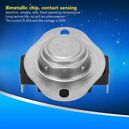 Temperature Control Switch,Temperature Sensitive Control,Intelligent Thermostat Switch,25A 250V,65℃ Precision Temperature Regulation for Motor Water Dispenser,Air Conditioner,Water Heater,Rice Cooker