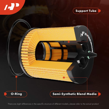 A-Premium 4-PC 10K Miles Protection Oil Filter Compatible with Toyota RAV4, Tacoma, Highlander, Sienna, Venza & Lexus RX350/450h/450hL, ES300h/350, IS200T/250/300/350, NX200T & Lotus Evora & for Scion