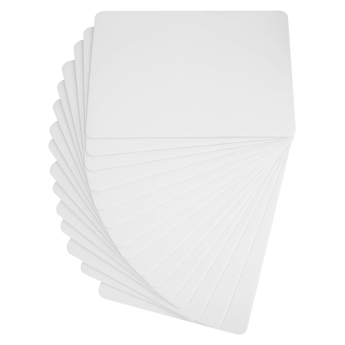 Pack of 15 White Quarter Cake Sheet 13.75” x 9.75” Cake Board Sturdy Rectangle Greaseproof Pad Full 15 Pk Boards